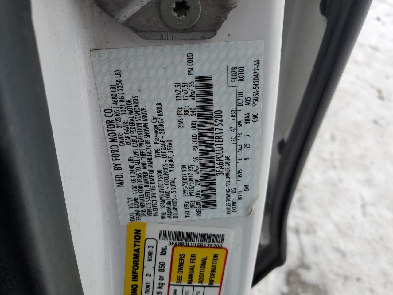 2014 Ford Fusion - Image 12
