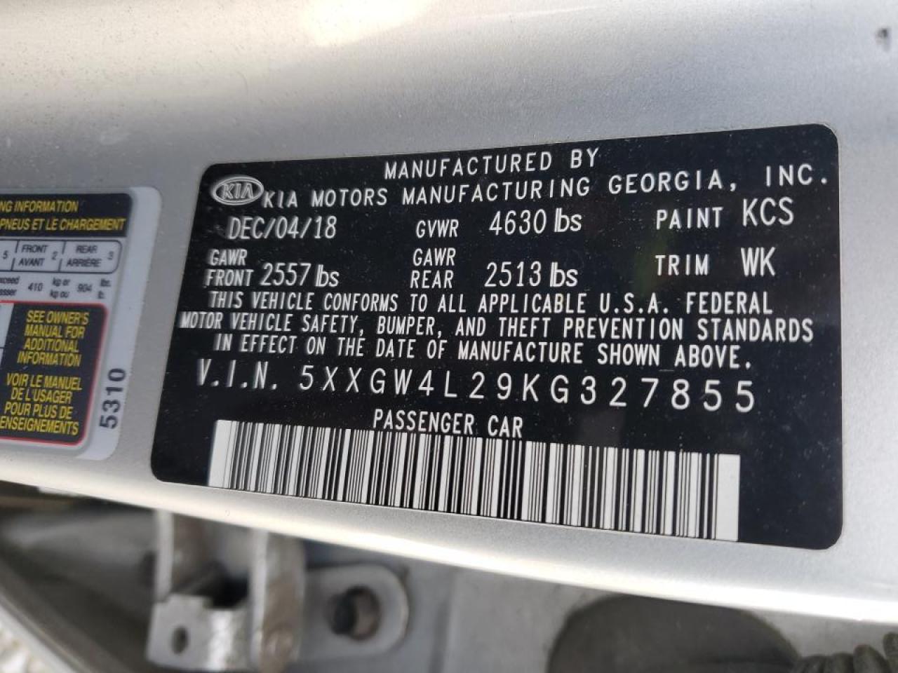 2019 Kia Optima - Image 12