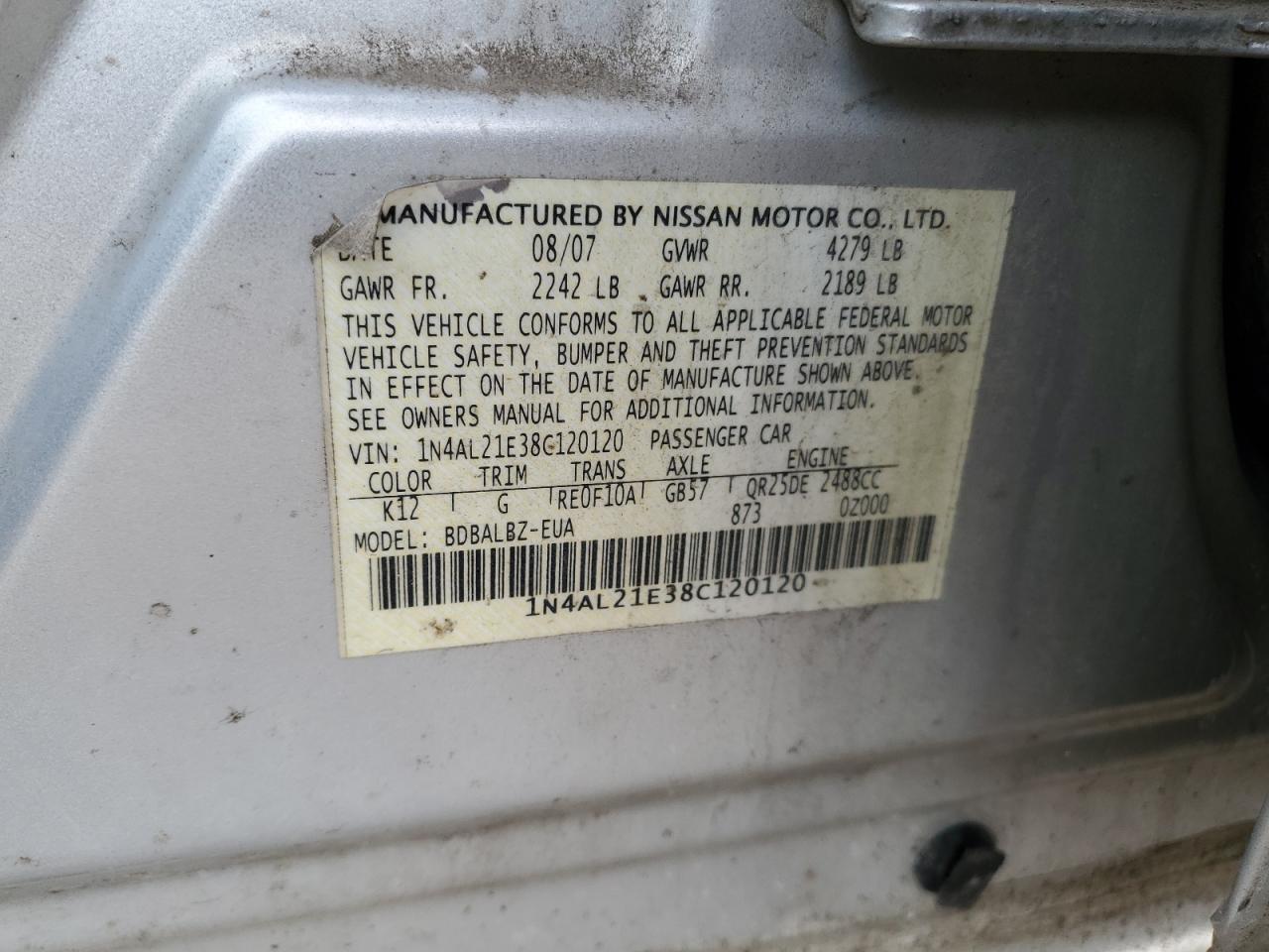 2008 Nissan Altima - Image 15