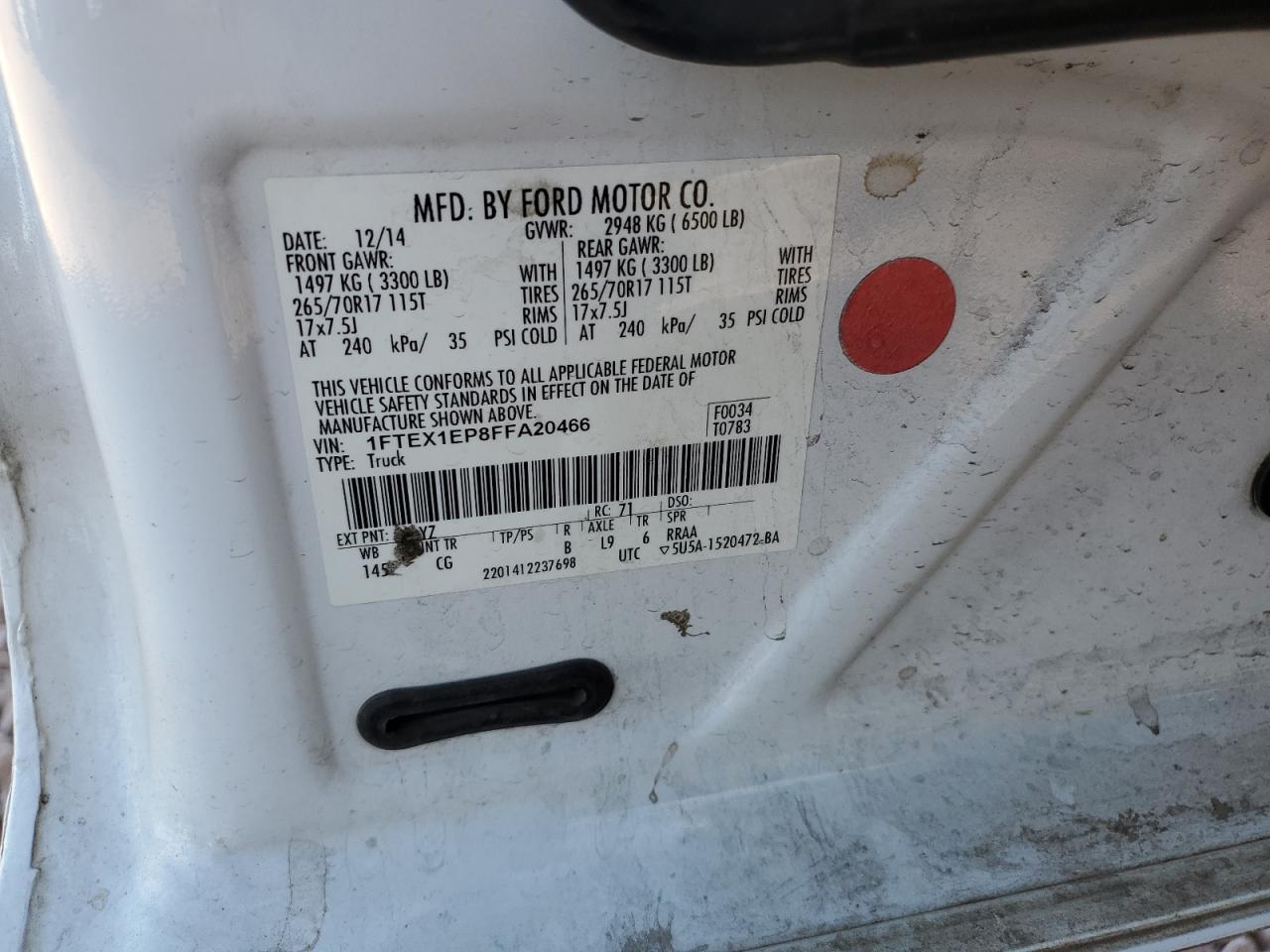 2015 Ford F-150 - Image 12