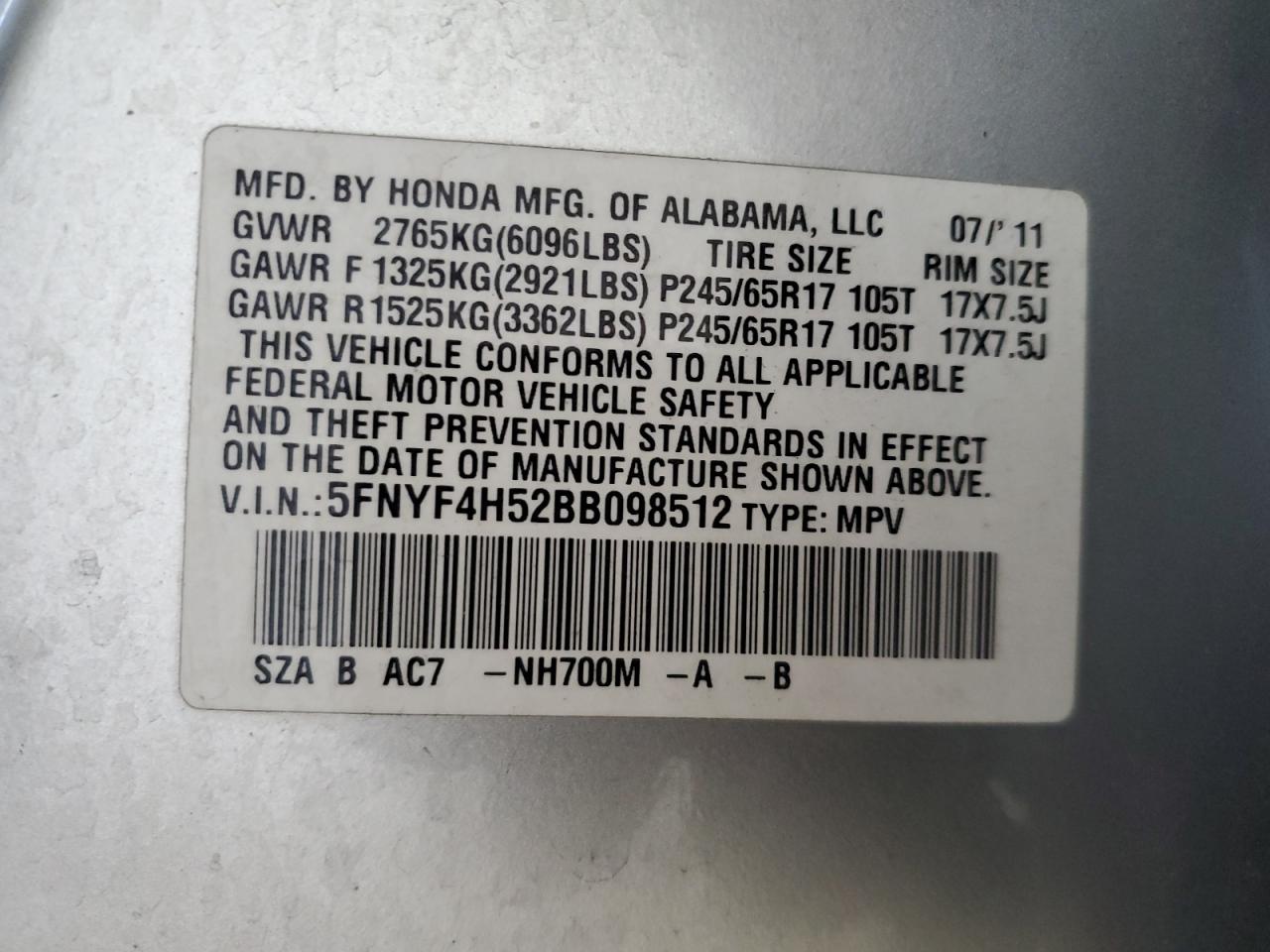 2011 Honda Pilot - Image 14