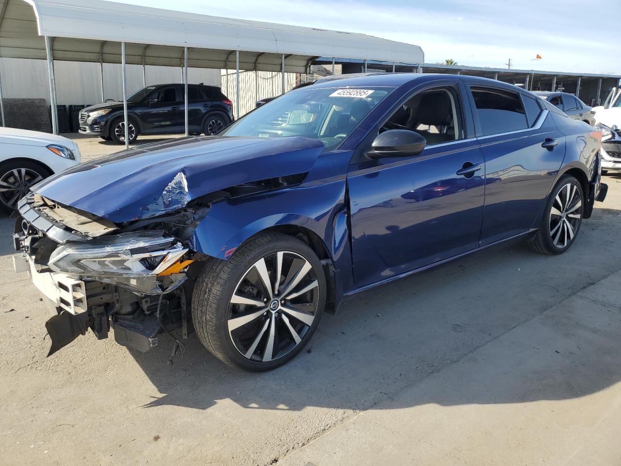 2020 Nissan Altima Sr იყიდება Fresno-ში, CA - Front End