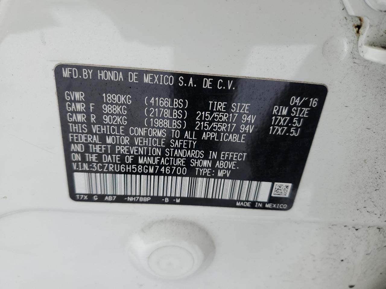 2016 Honda HR-V - Image 12