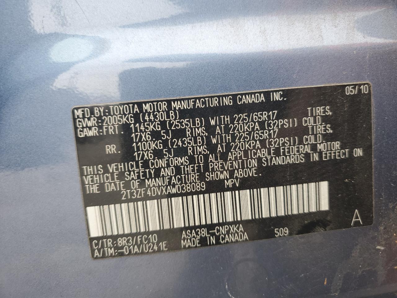 2010 Toyota RAV 4 - Image 13
