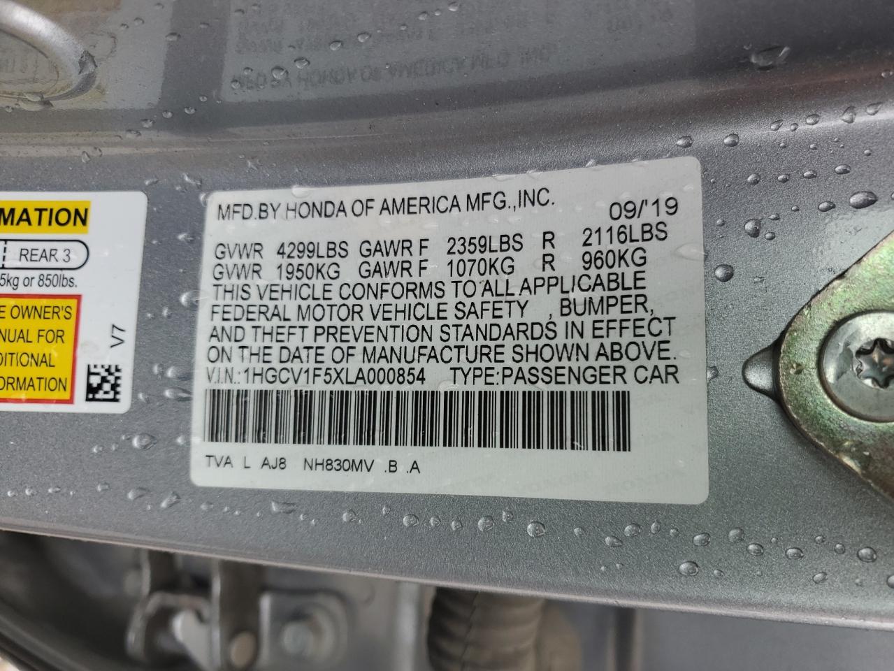 2020 Honda Accord - Image 12