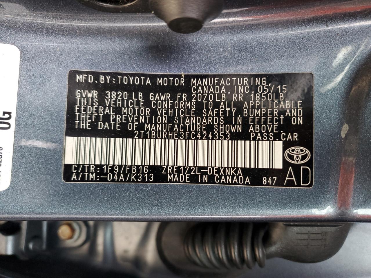 2015 Toyota Corolla - Image 12