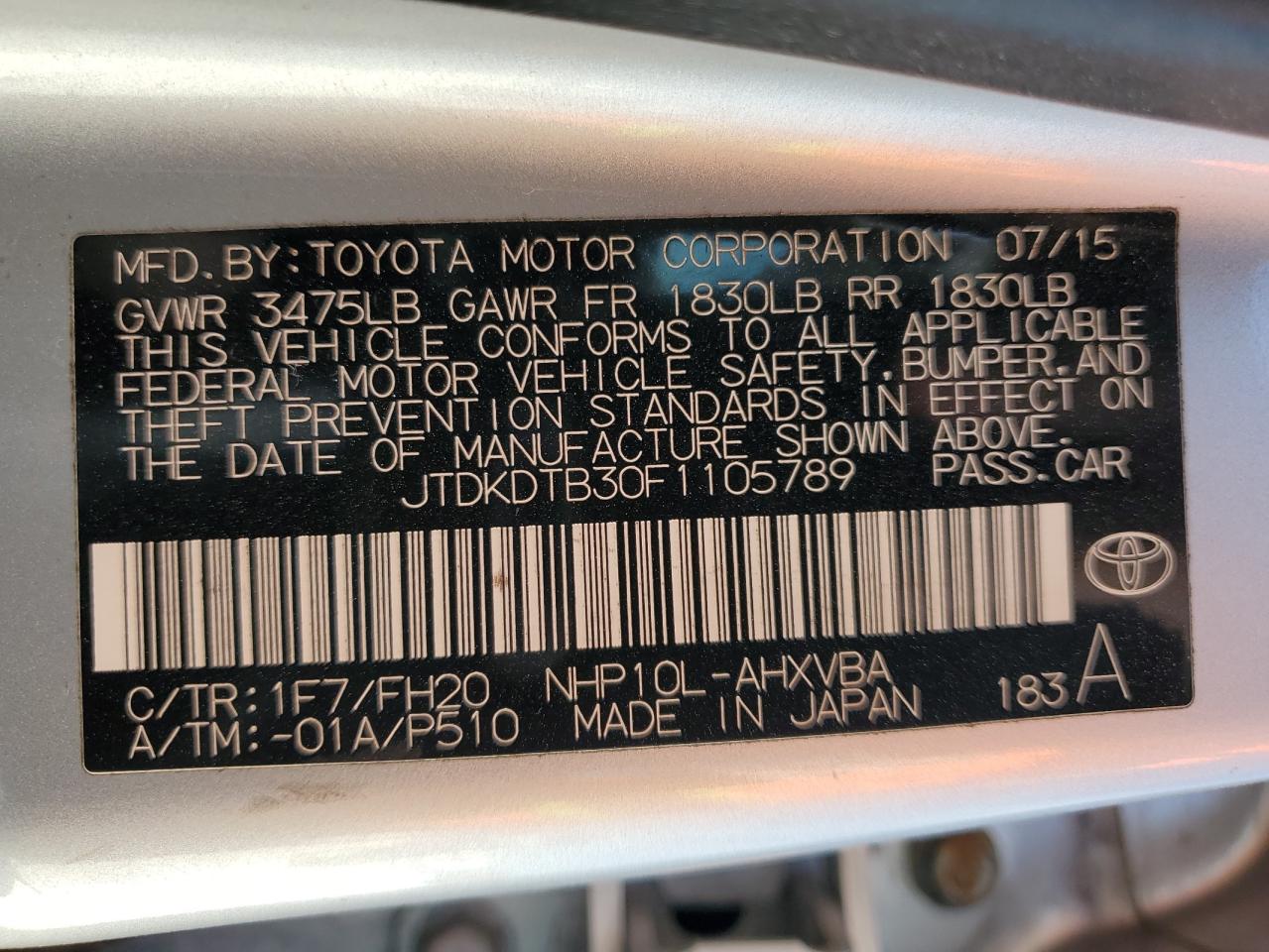 2015 Toyota Prius - Image 14