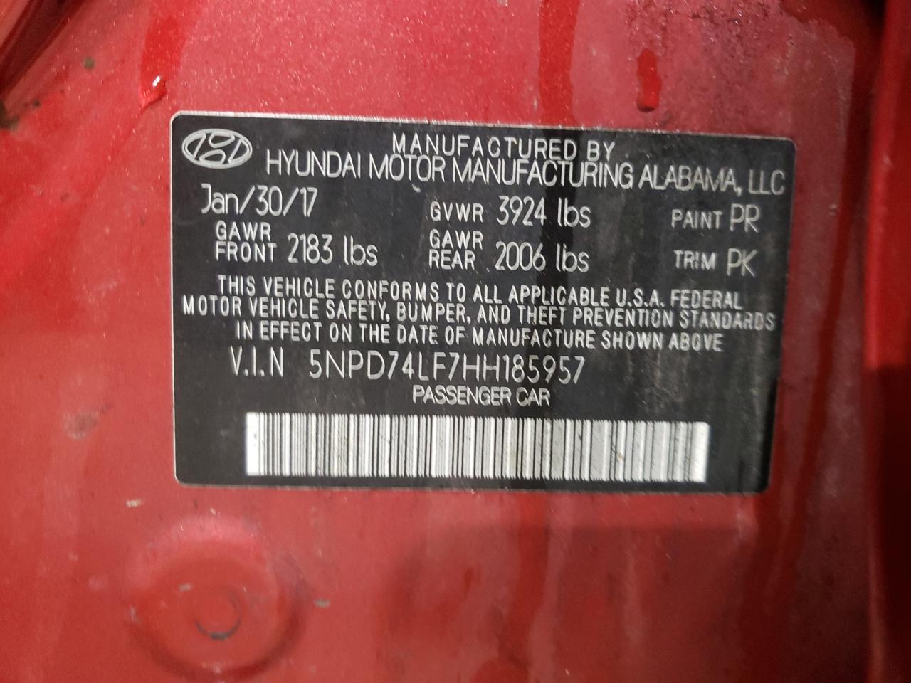 2017 Hyundai Elantra - Image 13