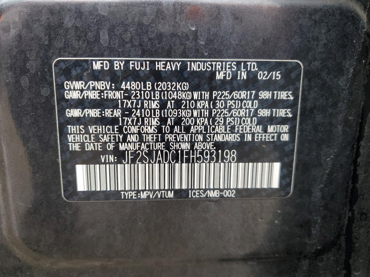 2015 Subaru Forester - Image 14