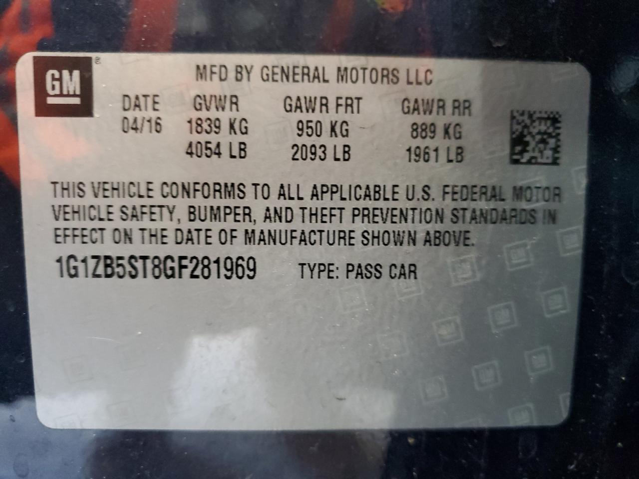 2016 Chevrolet Malibu - Image 14