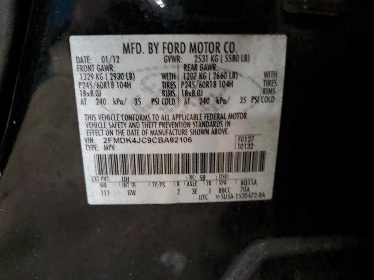 2012 Ford Edge - Image 15