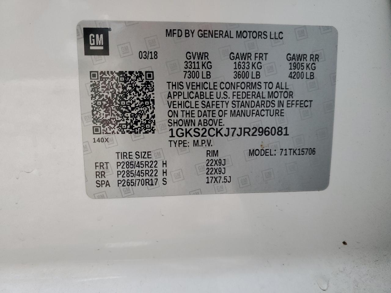 2018 GMC Yukon - Image 13