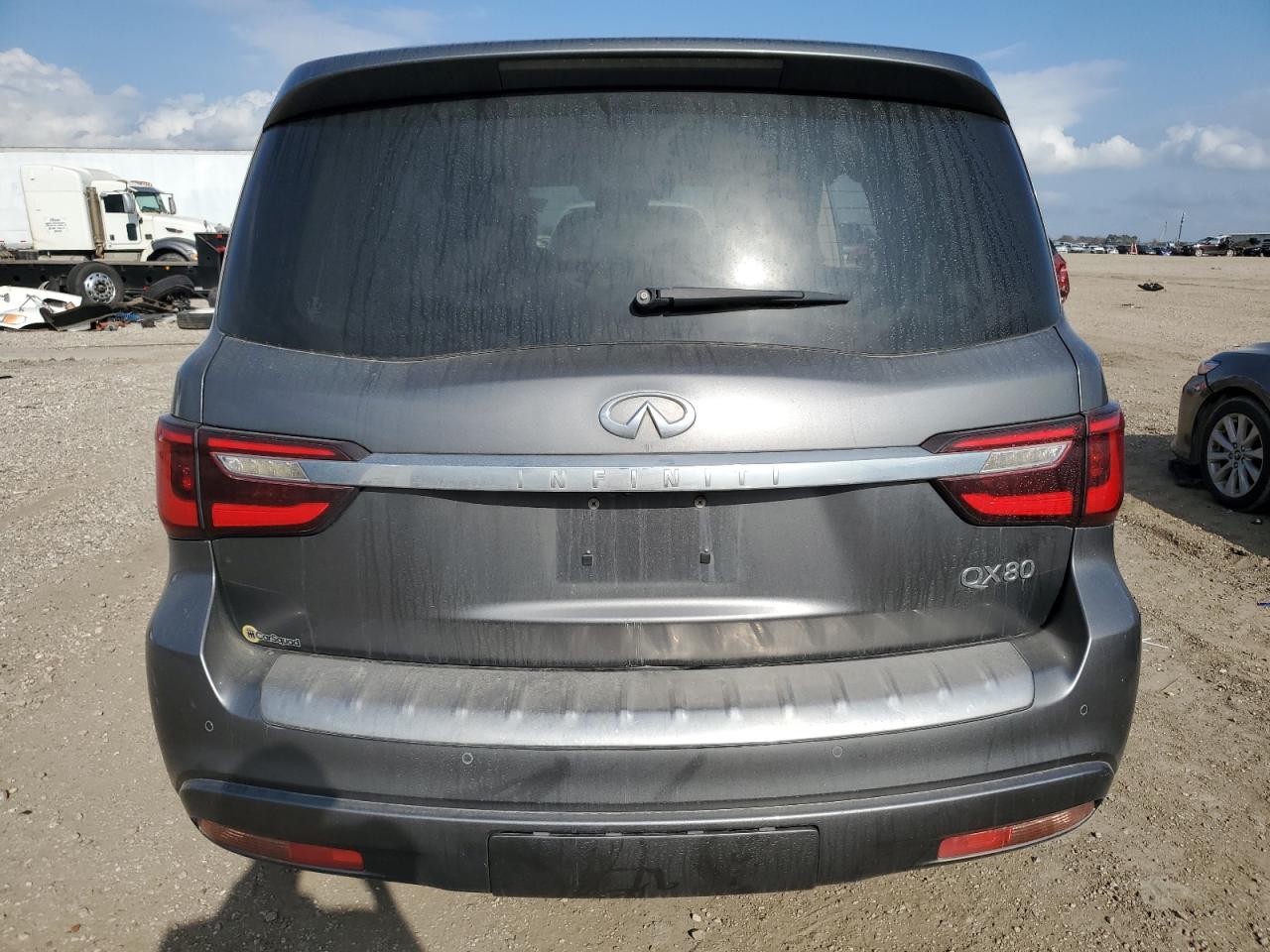 VIN: JN8AZ2AF3M9718690 Auction: COPART Lot: 43811315 Location: TX - HOUSTON EAST VIN: JN8AZ2AF3M9718690 INFINITI QX80 2021 GRAY Photo 6