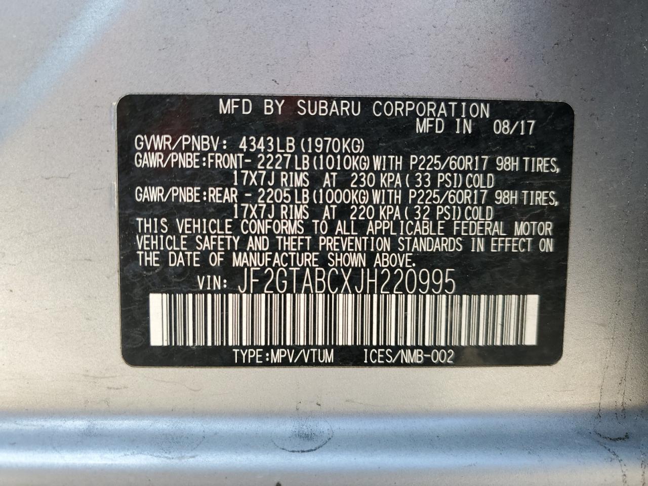 2018 Subaru XV - Image 13