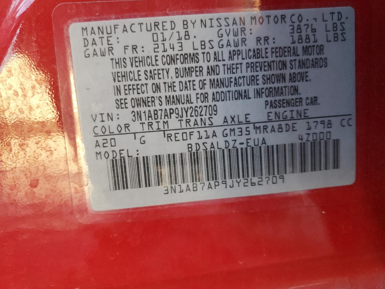2018 Nissan Sentra - Image 13