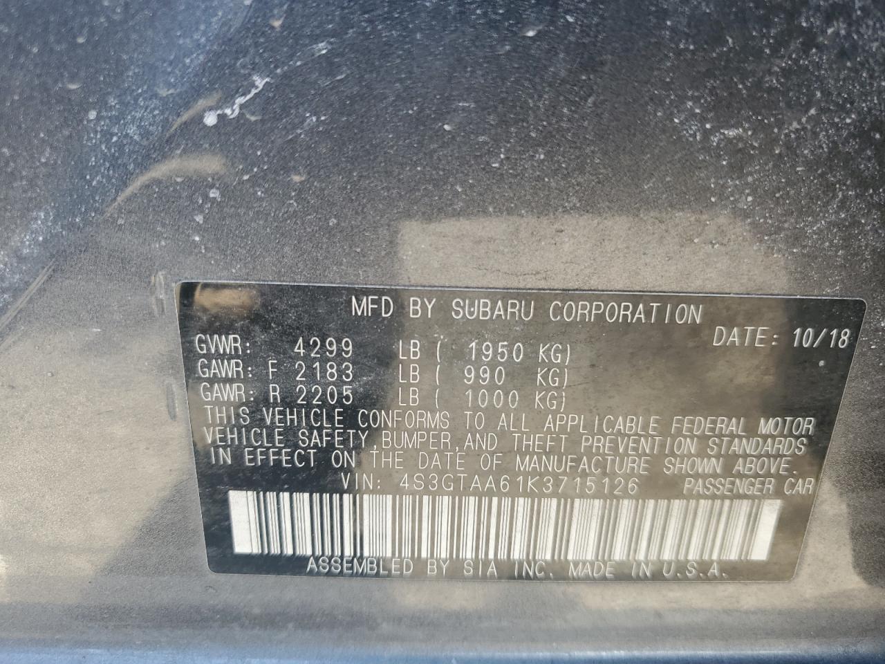 2019 Subaru Impreza - Image 12