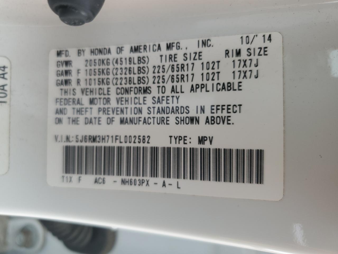 2015 Honda CR-V - Image 14