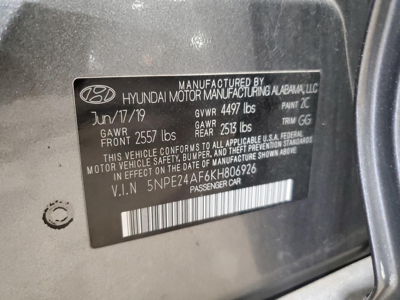 2019 Hyundai Sonata - Image 12