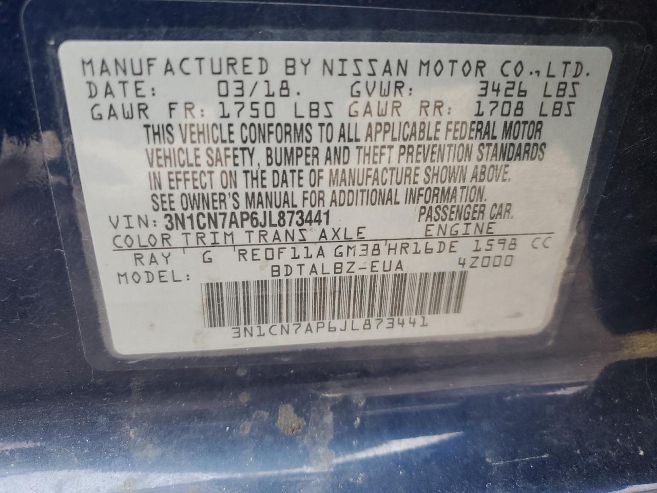 2018 Nissan Versa - Image 12