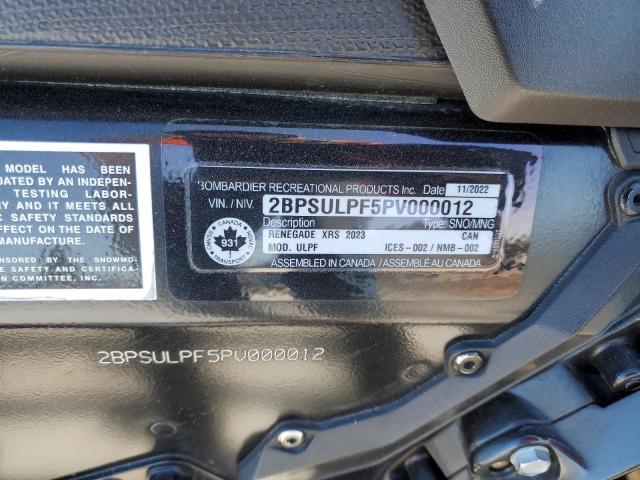 2023 SKIDOO XRS