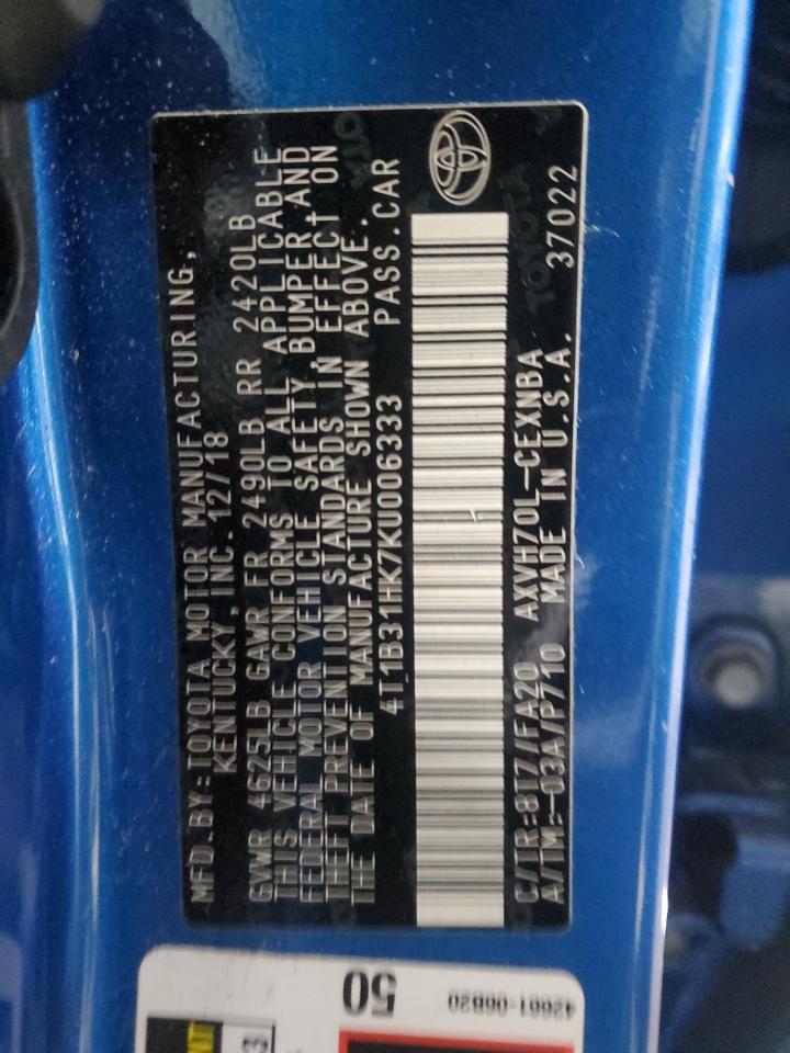 2019 Toyota Camry - Image 12