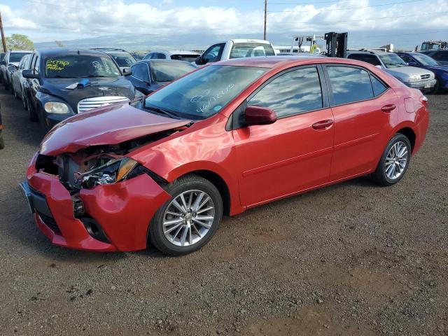  TOYOTA COROLLA 2014 Czerwony