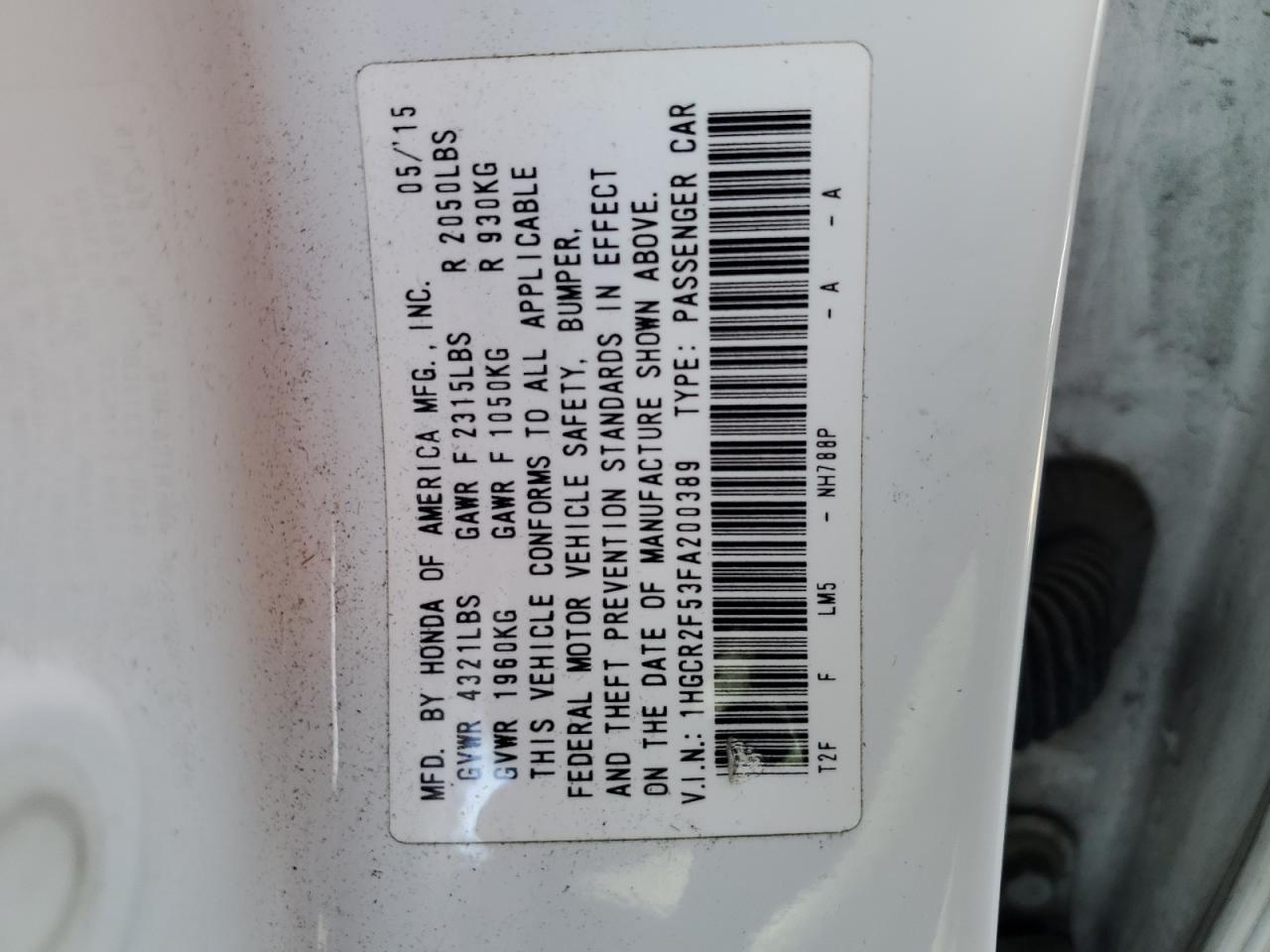 2015 Honda Accord - Image 12