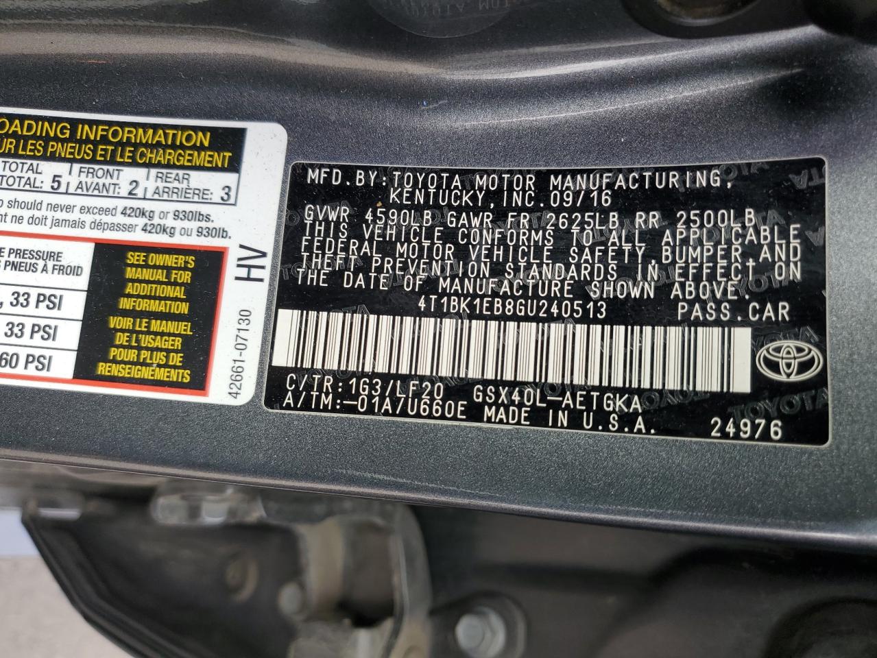 2016 Toyota Avalon - Image 12
