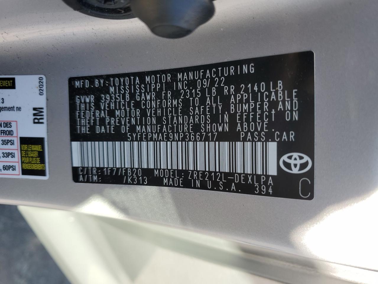 2022 Toyota Corolla - Image 12