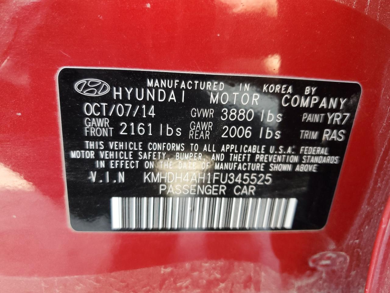 2015 Hyundai Elantra - Image 13