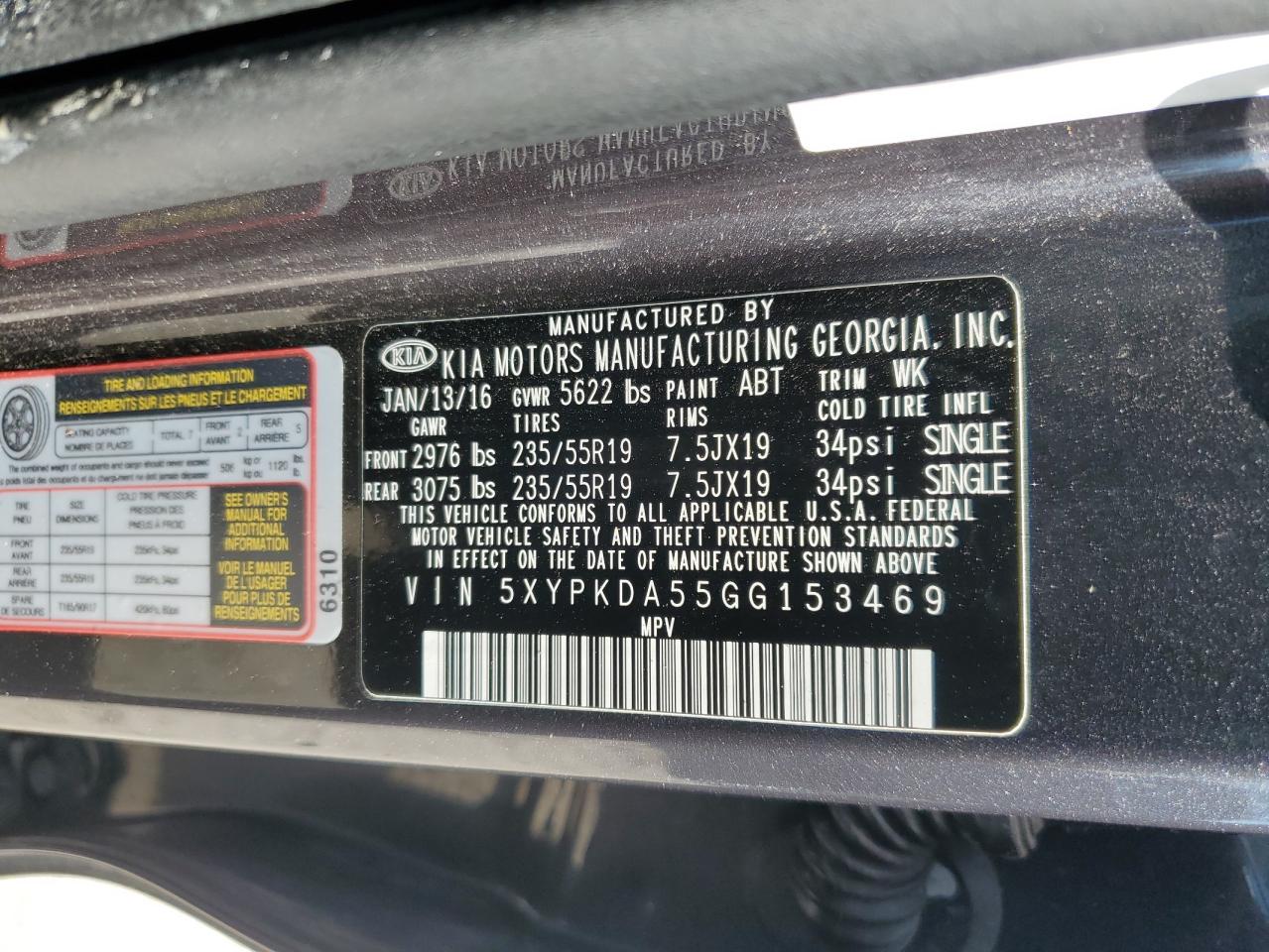 2016 Kia Sorento - Image 13