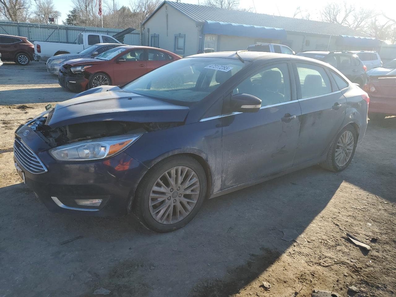 2017 Ford Focus Titanium იყიდება Wichita-ში, KS - Front End