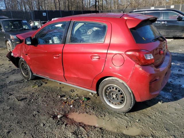  MITSUBISHI MIRAGE 2019 Czerwony
