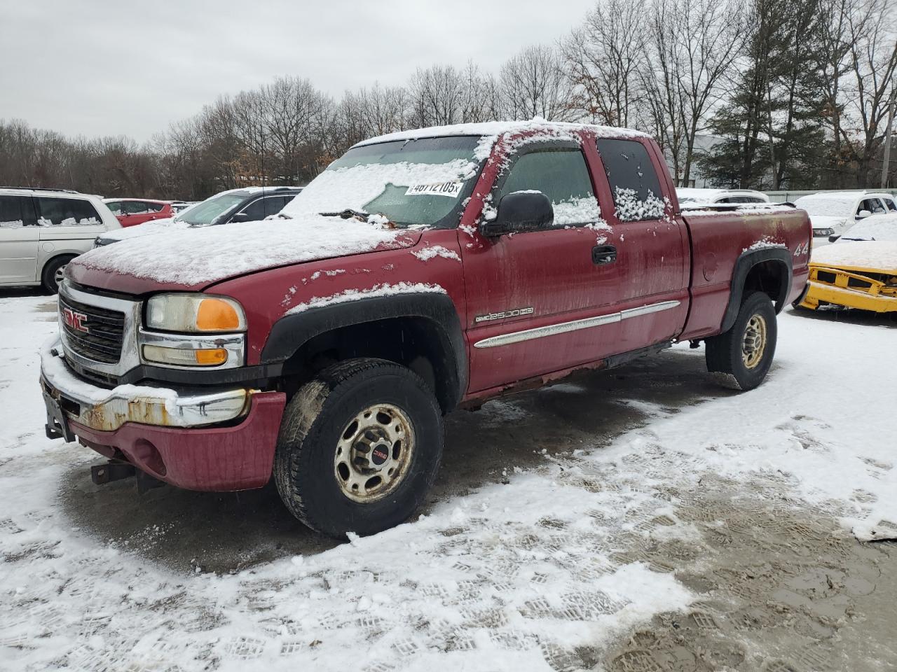 2004 Gmc Sierra K2500 Heavy Duty продається в North Billerica, MA - Front End