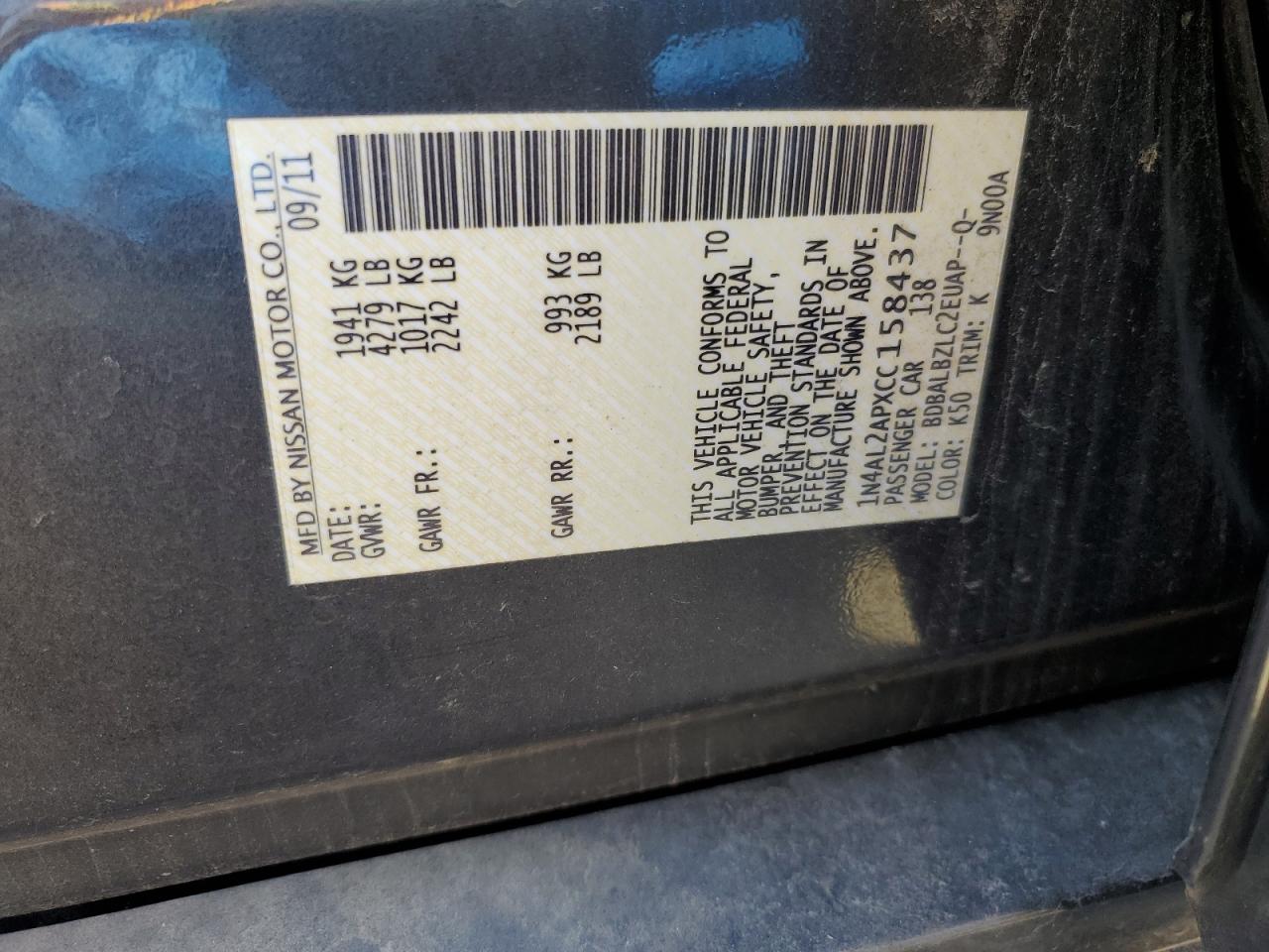 2012 Nissan Altima - Image 12