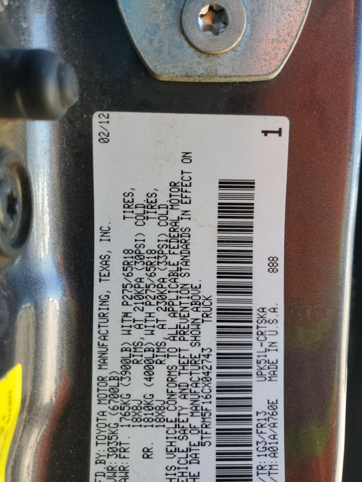 2012 Toyota Tundra - Image 13