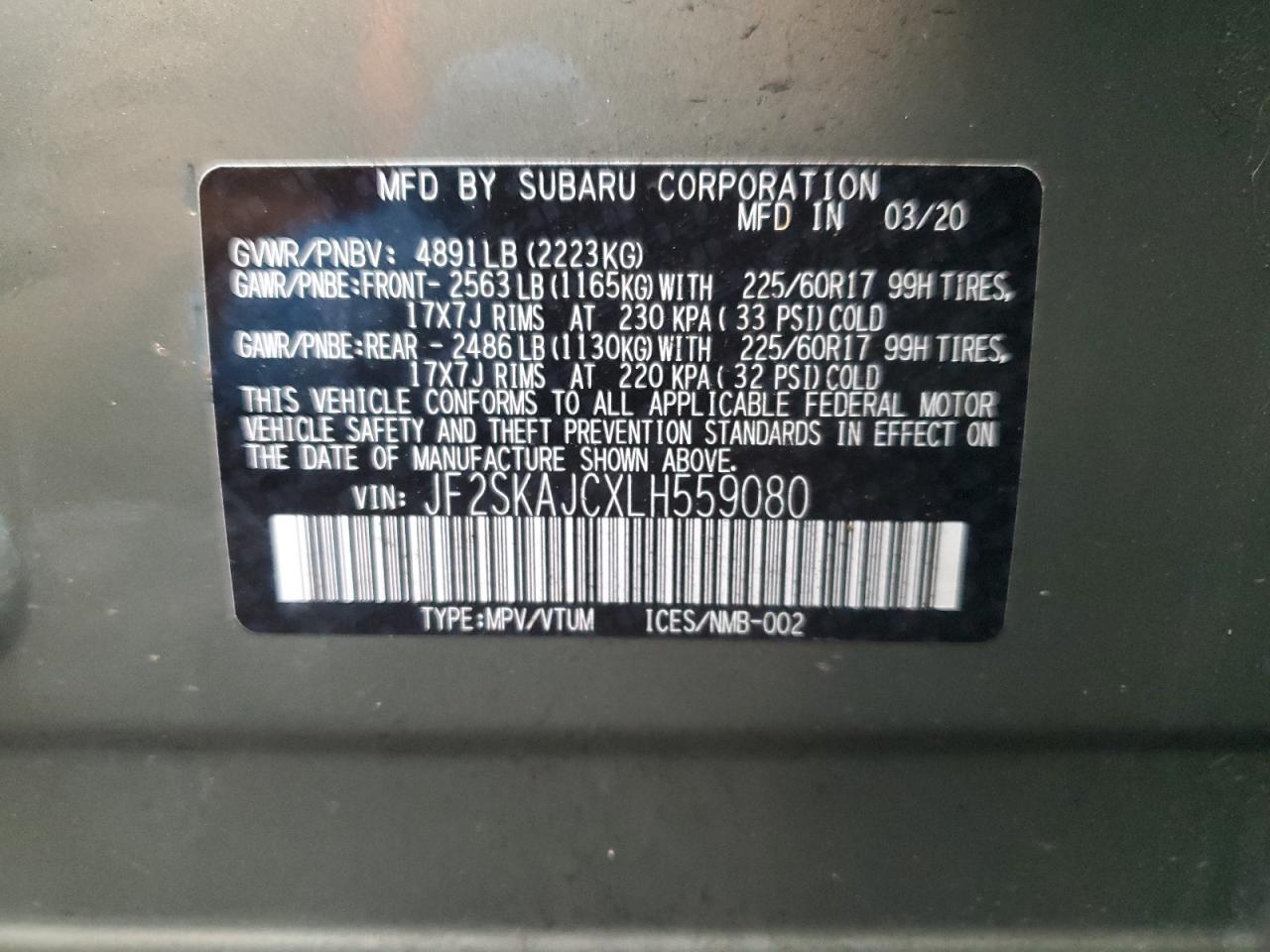 2020 Subaru Forester - Image 13