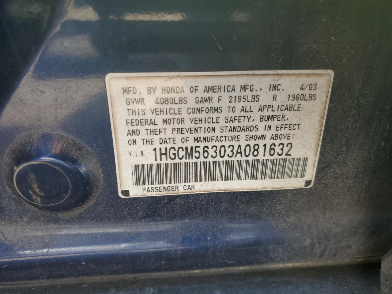 2003 Honda Accord - Image 15