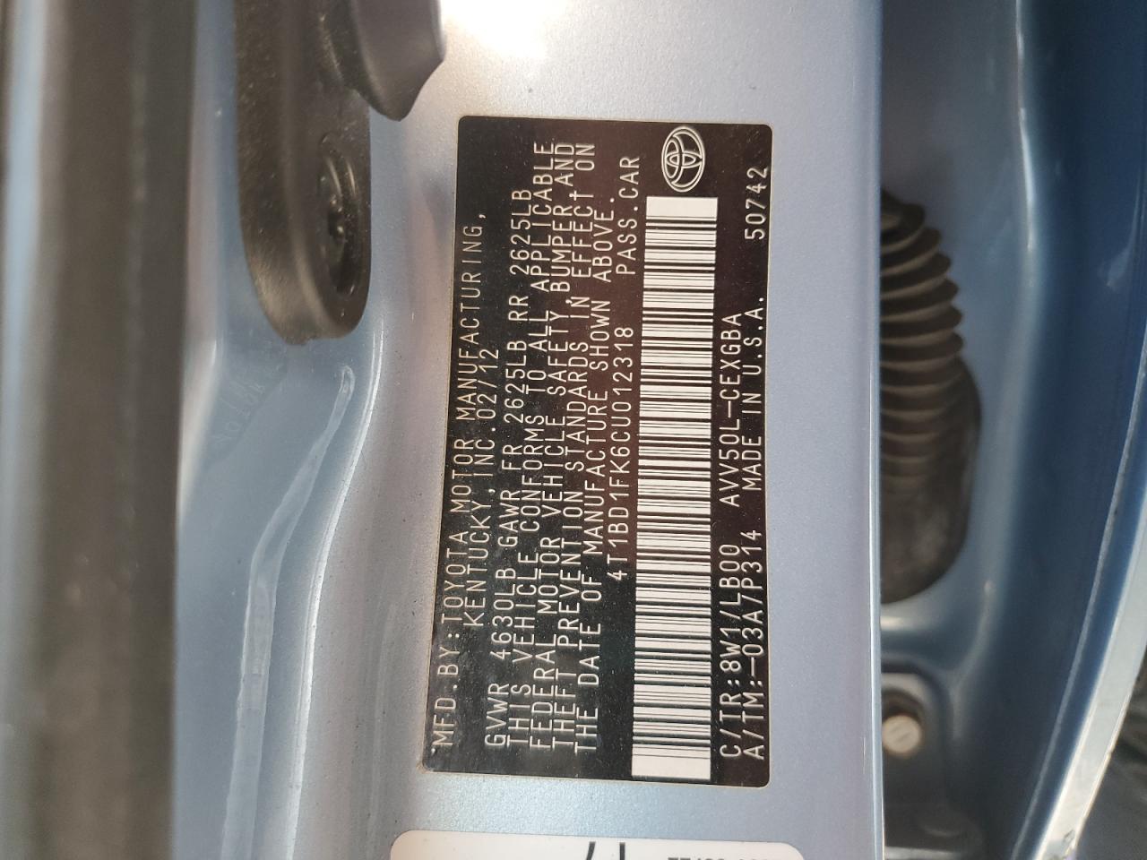 2012 Toyota Camry - Image 12