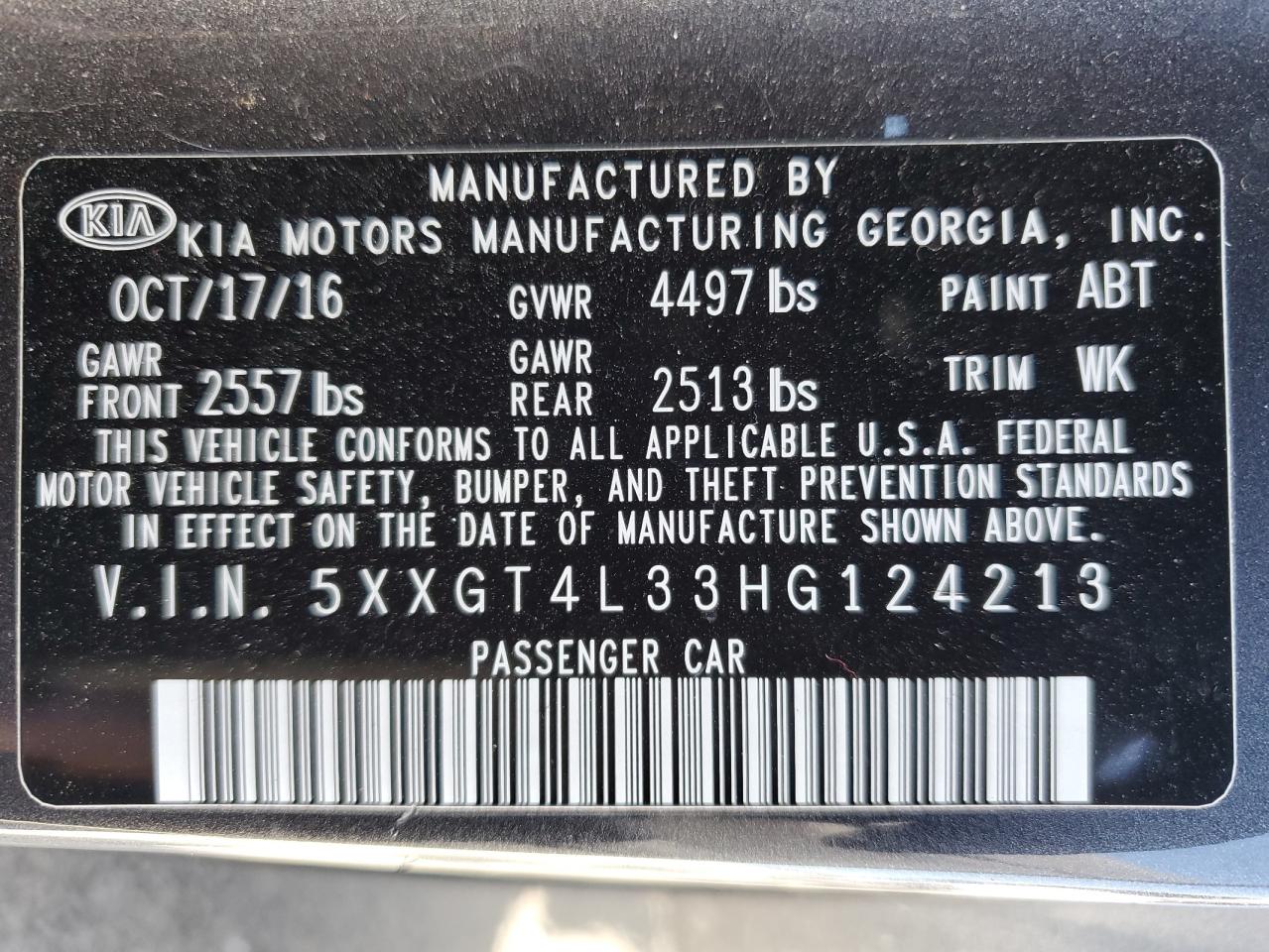 2017 Kia Optima - Image 12
