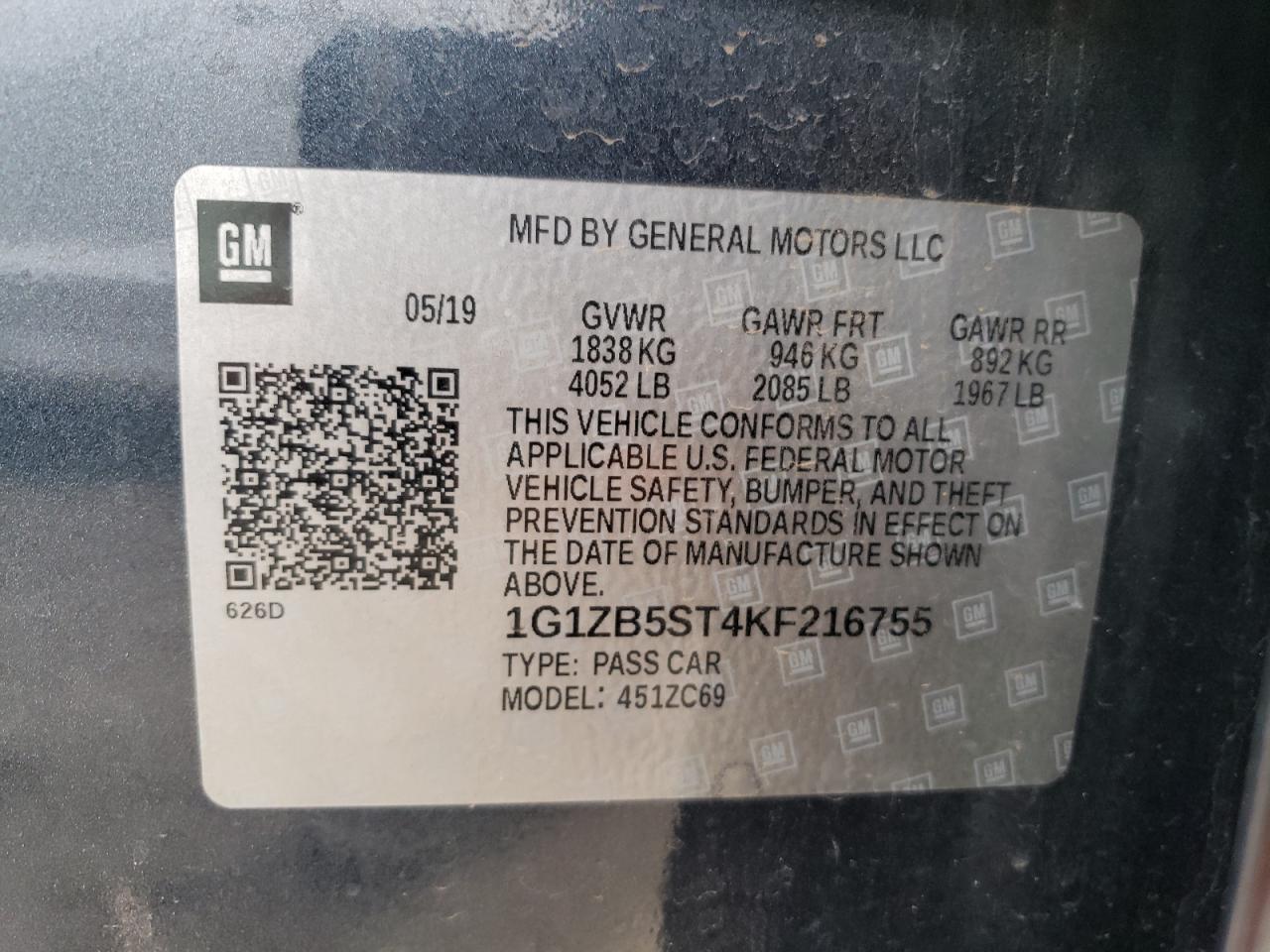 2019 Chevrolet Malibu - Image 12