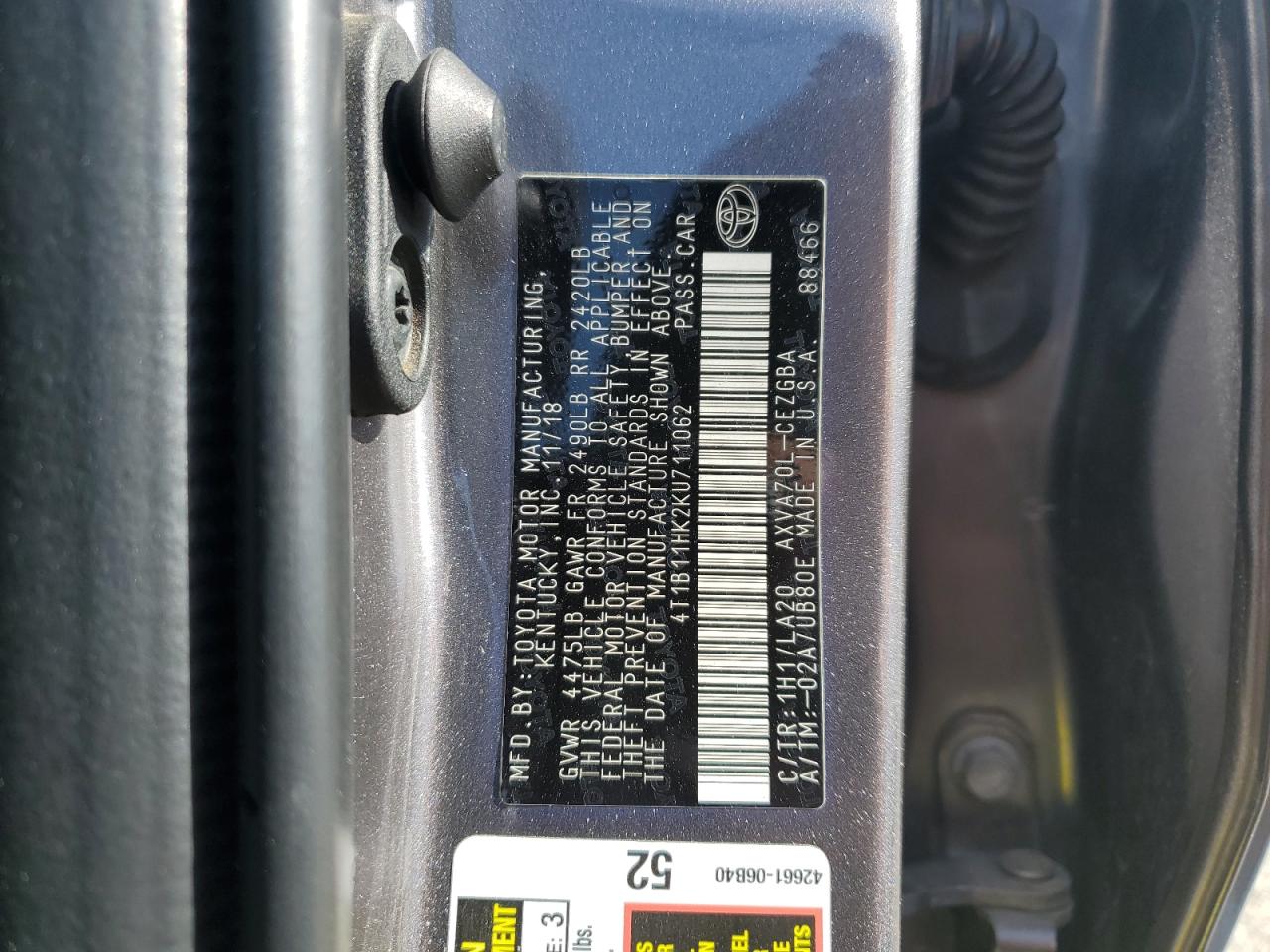 2019 Toyota Camry - Image 12