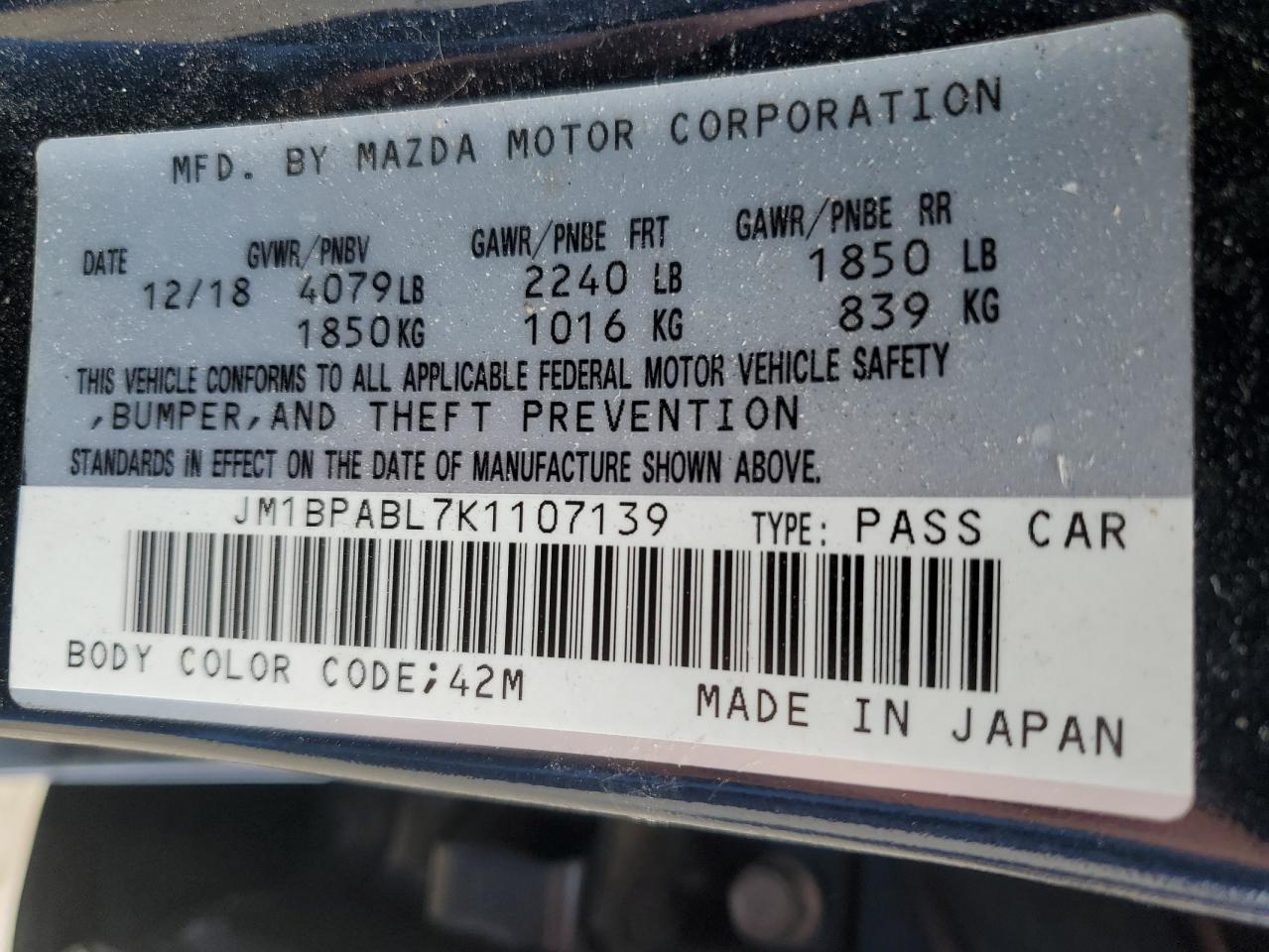 2019 Mazda 3 - Image 12