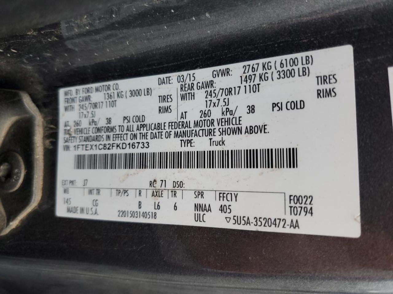 2015 Ford F-150 - Image 14