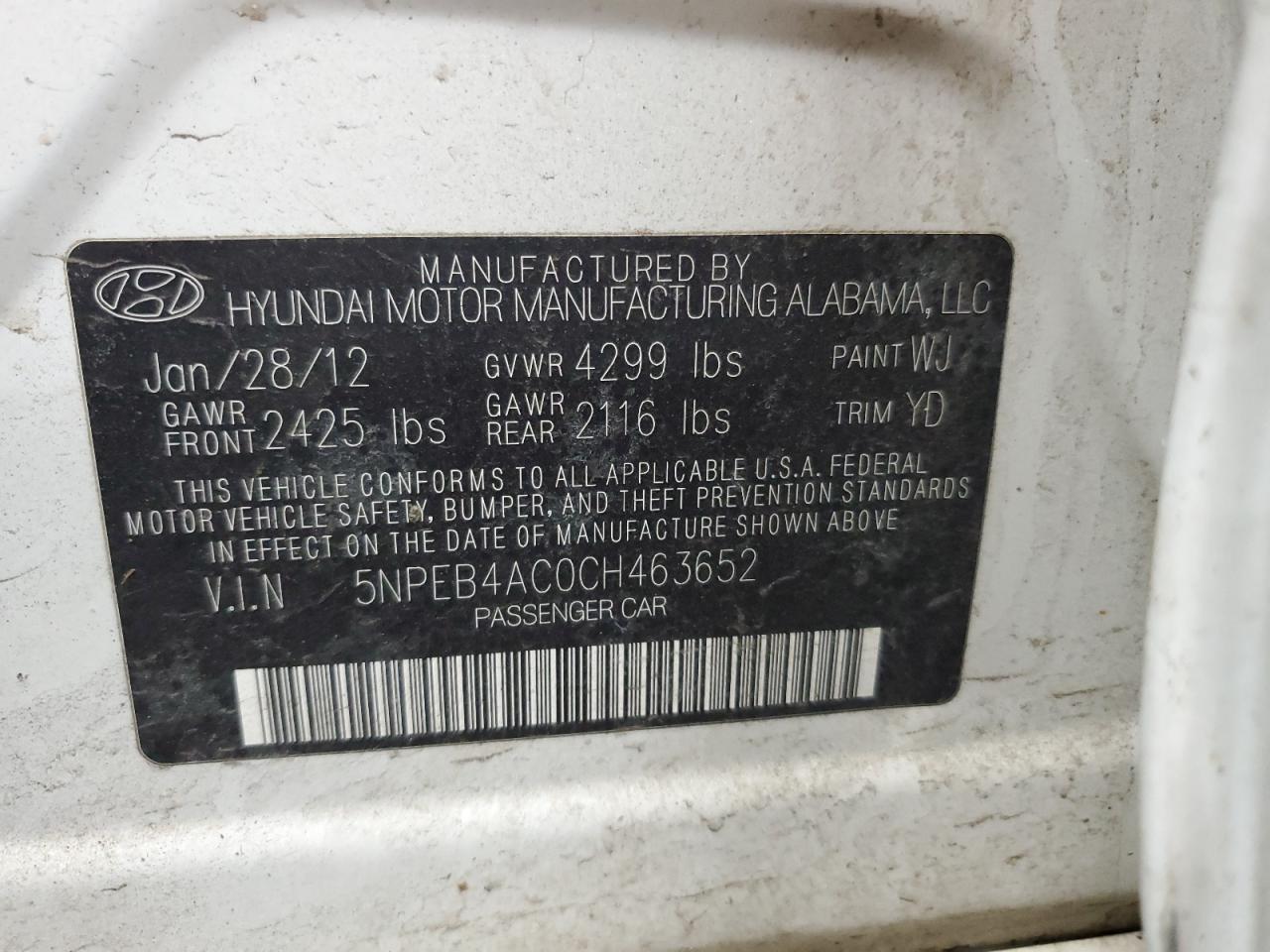 2012 Hyundai Sonata - Image 14