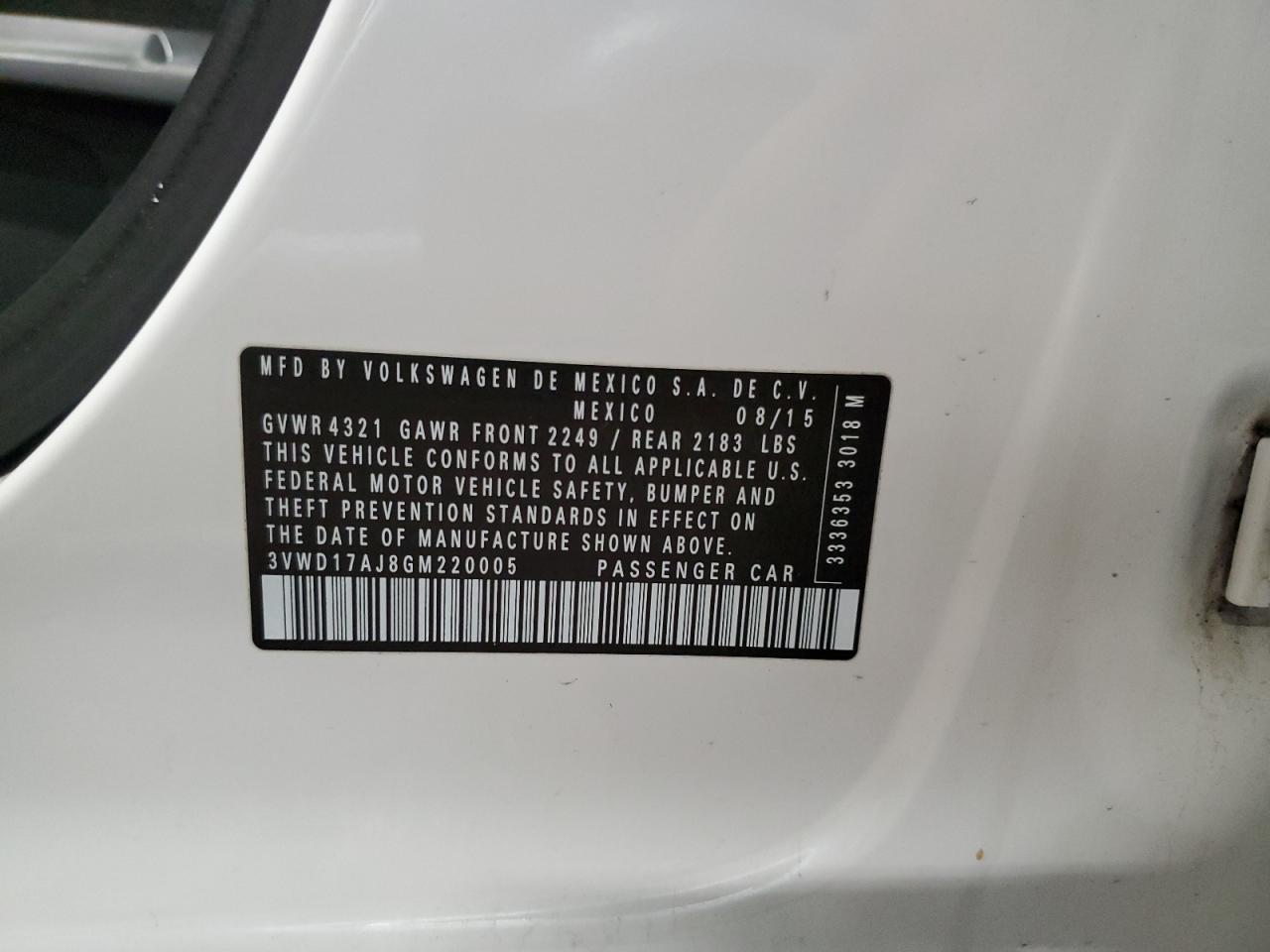 2016 Volkswagen Jetta - Image 12