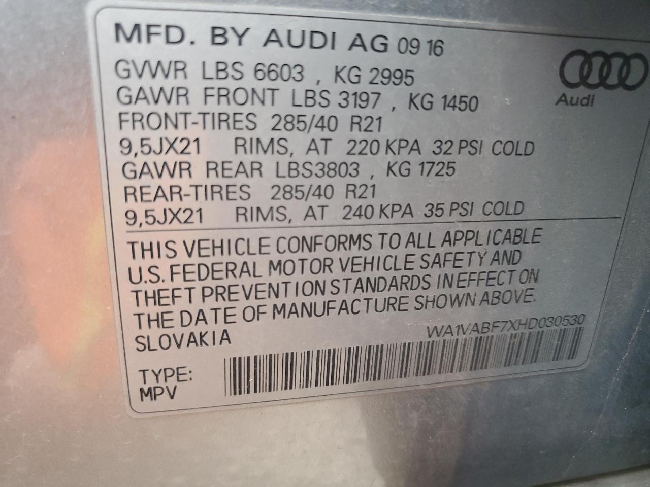 2017 Audi Q7 - Image 14