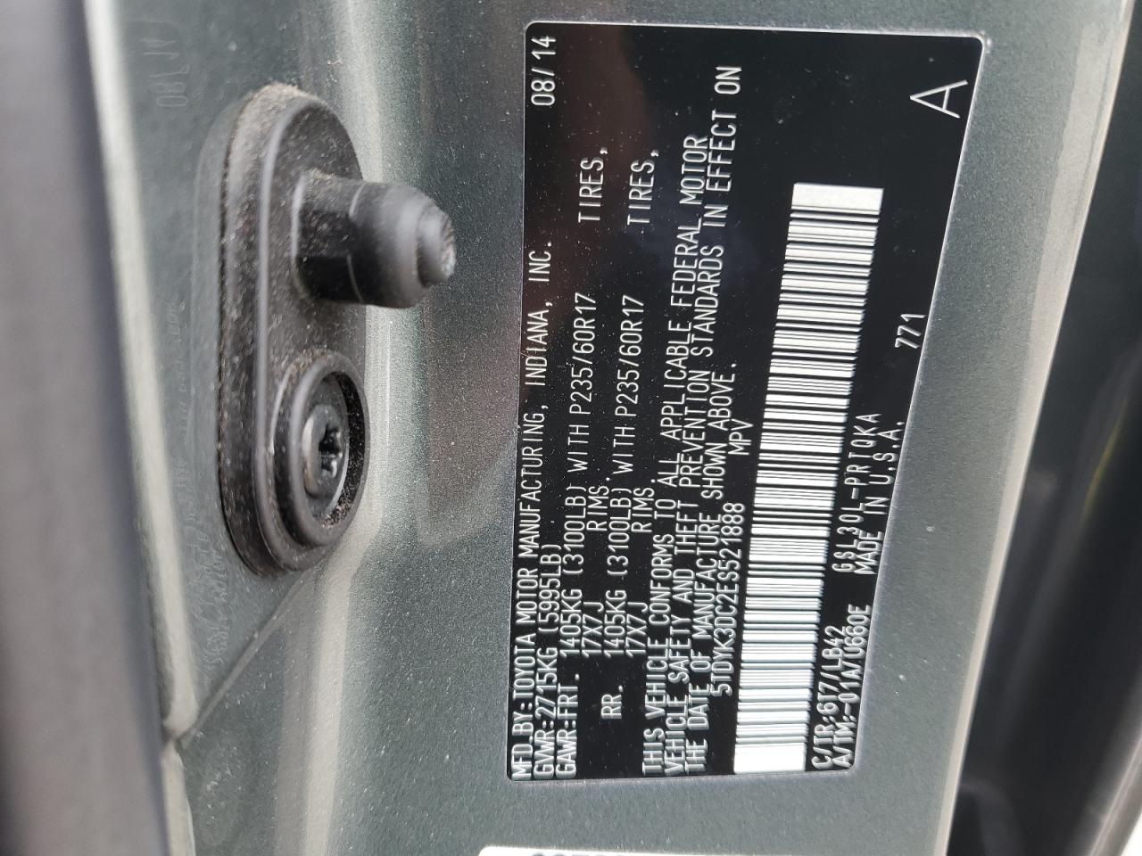 2014 Toyota Sienna - Image 13