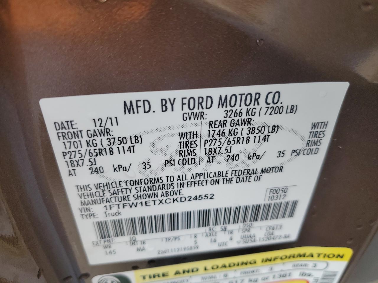 2012 Ford F-150 - Image 12