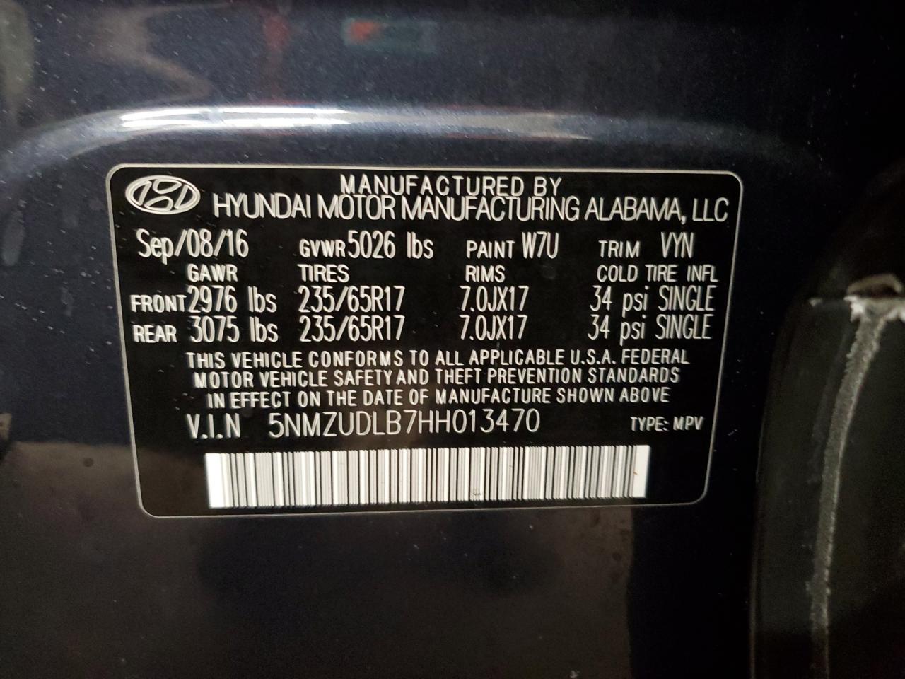 2017 Hyundai Santa Fe - Image 14